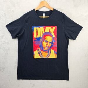 DMX Shirt Mens XL Black Hip hop Rap Tee Ruff Ryders Grunge
